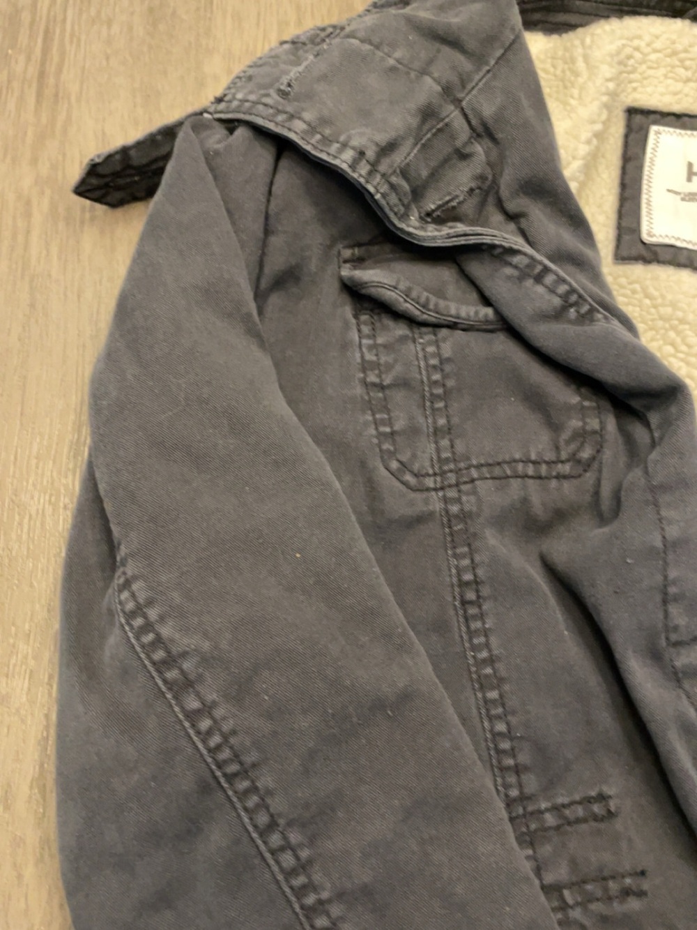 Kirra Black &Cream Sherpa Jacket